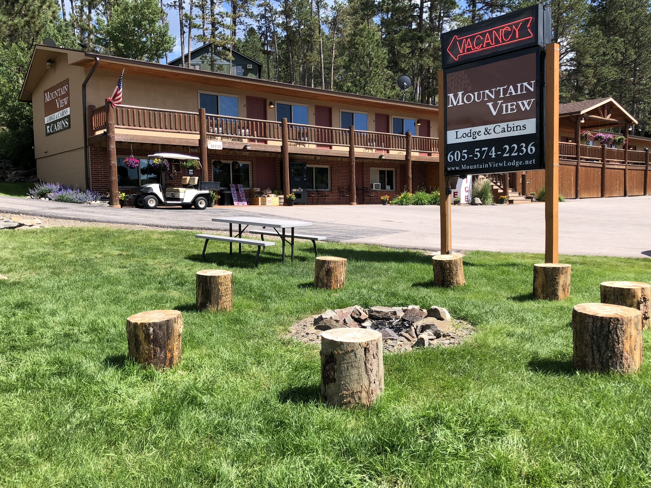 Cabin Rentals Black Hills Lodging In Hill City Mountain View Lodge Cabins